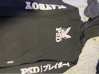 psd/ playboy hoodie size S fits medium