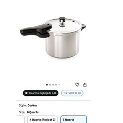 NEW Pressure Cooker 6quart