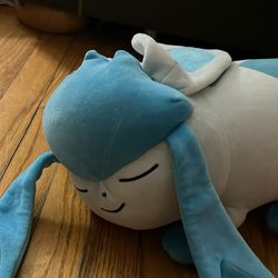 Pokémon Center Sleeping Glaceon Plush 💙❄️