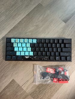 Ducky One 2 Mini RGB 60% Mechanical Gaming Keyboard (Cherry MX Blue Switches)