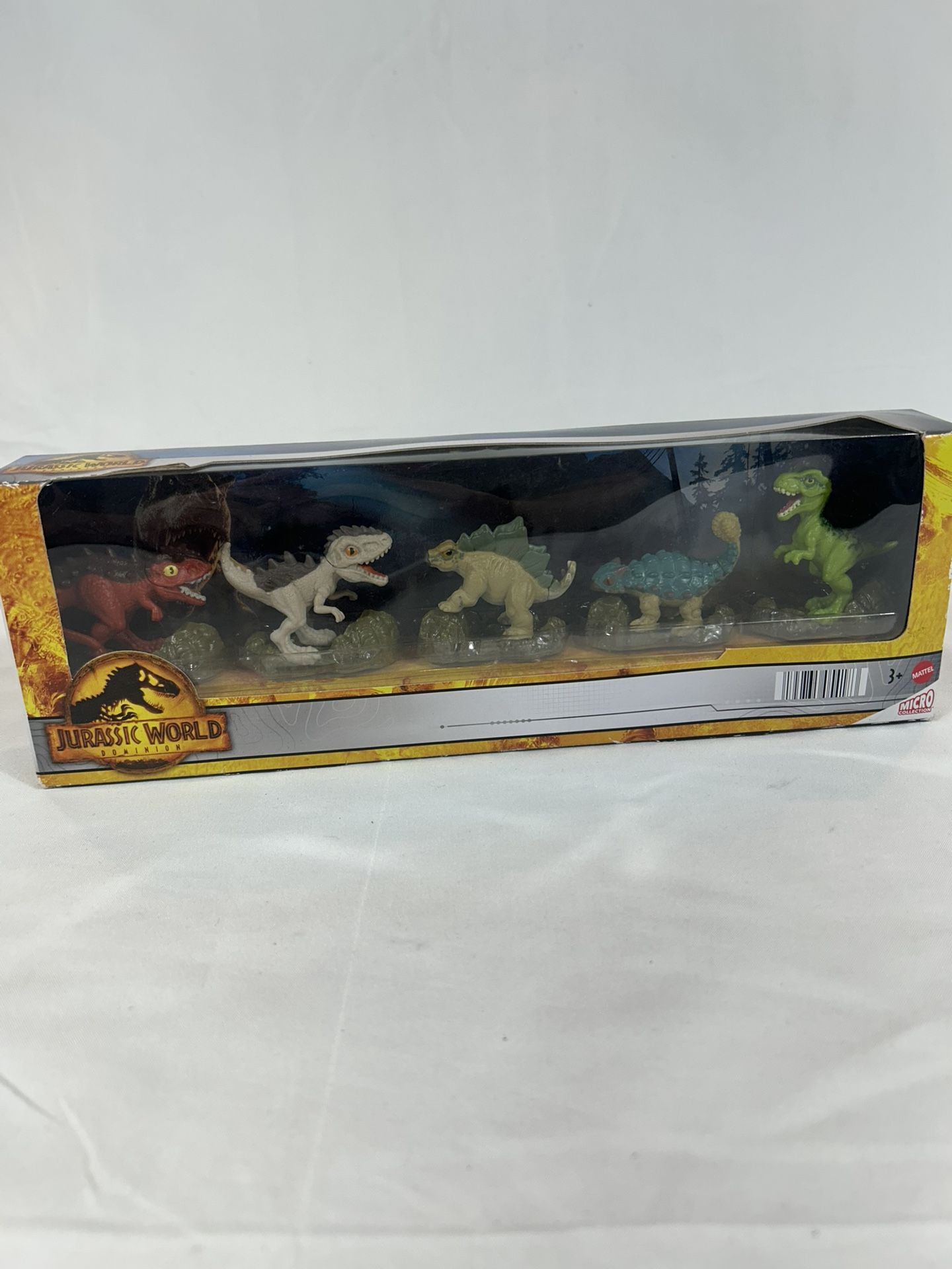 Mattel Jurassic Park World Dominion Micro Dinosaur 5 Figure Collection - New