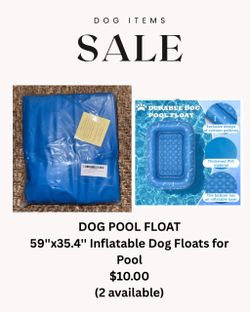 Dog pool float