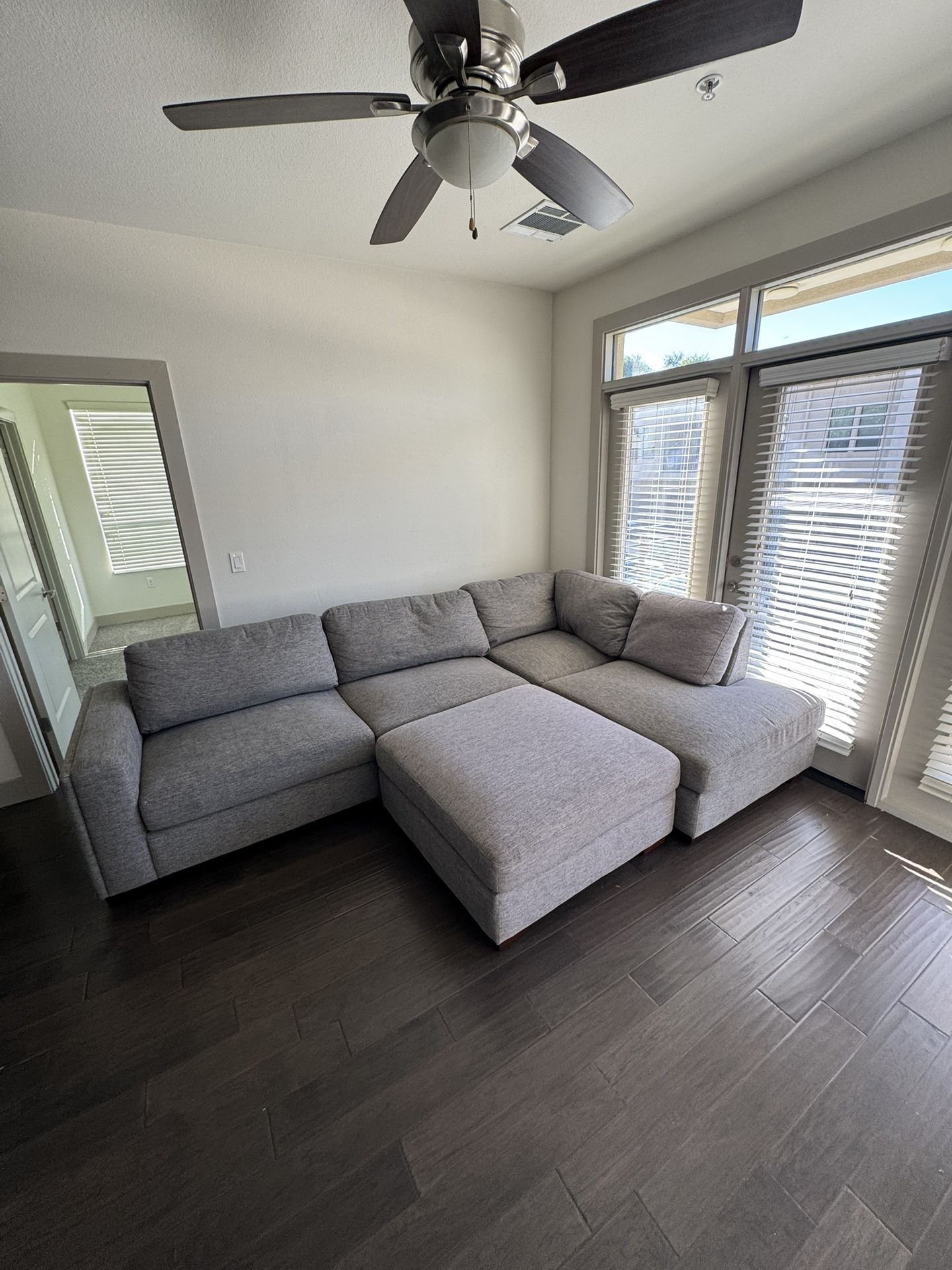 Grey Sectional couch