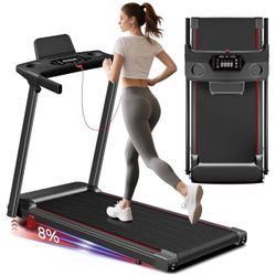 Treadmill with Incline 3-in-1 Portable Treadmills for Home Small, Incline Walking Pad Treadmill with