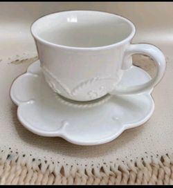 Princess house taza y Plato Marbella