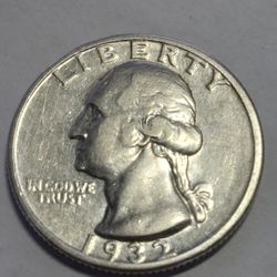1932 S WASHINGTON QUARTER KEY DATE 