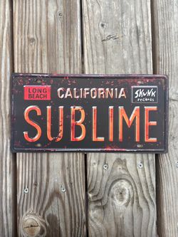 Sublime Skunk Records Novelty License Plate