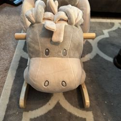 Rocking Donkey With Seat Belt Harness