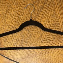 Amazon Basics Slim Velvet, Non-Slip Suit Clothes Hangers, Pack of 30, Black