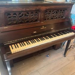Antique Steinway Baby Grand Upright Piano