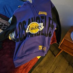 Lakers sweat jacket brand new size large