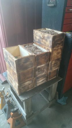 decoration for parties and garden box’s made by hand