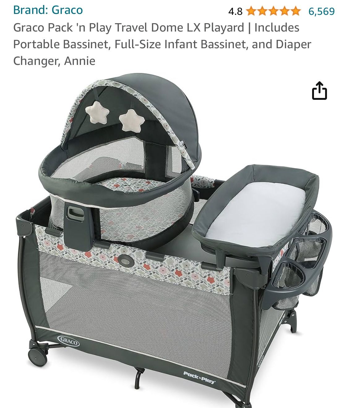 Baby Travel Dome/ Play Pin/ Diaper Changing Table 