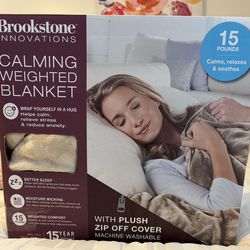 Brookstone Calming Weighted Blanket