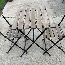 Wooden Mini Table And Chair