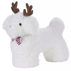 My Texas House Andy 12" x 17" Christmas Toy Dog Holiday Decorative Pillow (NWT)