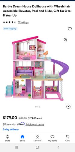 Barbie Dreamhouse Doll House With 70 Accessories And Accessible Elevator