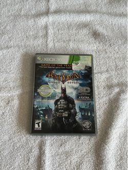 Xbox 360 Batman Arkham Asylum Game of Year Edition Platinum Hits game