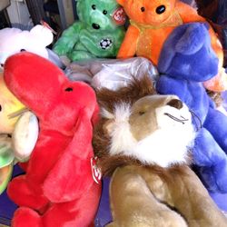 10 Mega Rare Beanie Baby Babies Huge Size Buddies Collection 