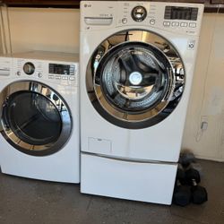 Washer And electric dryer