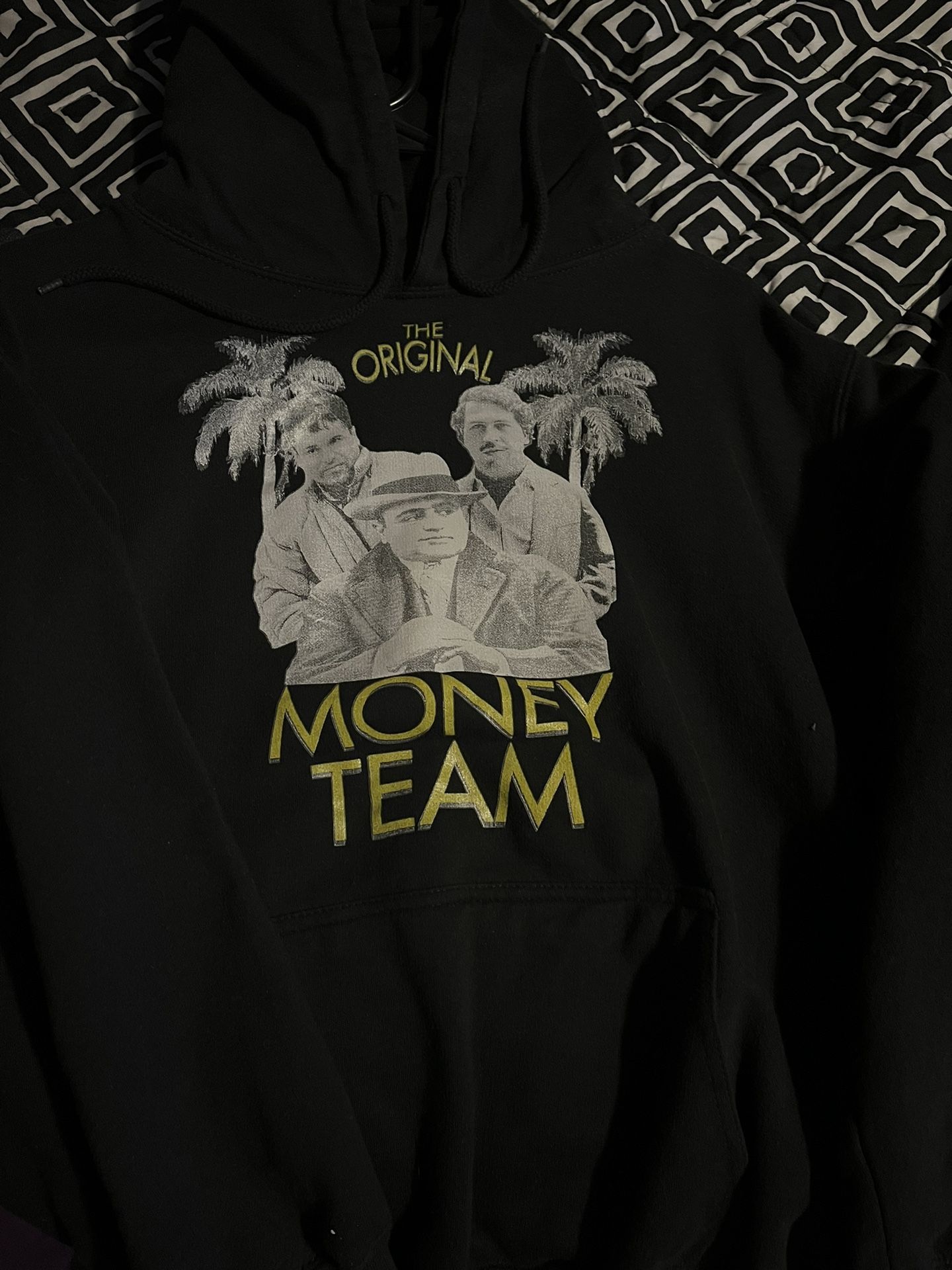 Money Team Black Fleece/ Cotton Hoodie