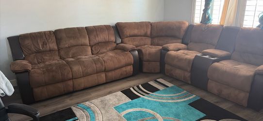Section reclining couch