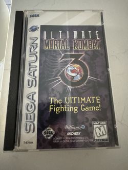 Ultimate Mortal Kombat 3 Sega Saturn 