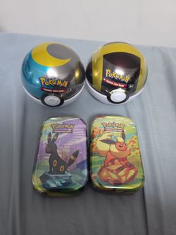 Pokemon Prismatic Evo Tins & Poke Balls