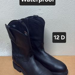Ariat Work Boots Sz 12 D STEEL ROUND TOE