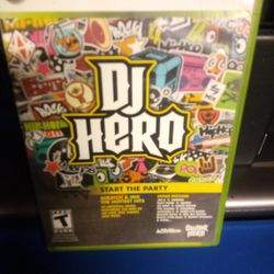 Xbox 360 Guitar Hero.    Dj Hero