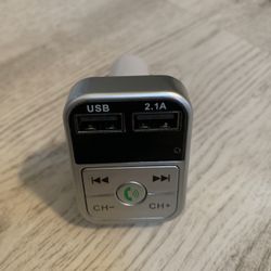 Wireless Bluetooth Car Kit Handsfree Talk MP3 player fm transmitter dual car charger 