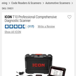 Icon T10 Professional Comprehensive Diagnostic Scanner