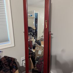 Jewelry Mirror Armoire Cabinet