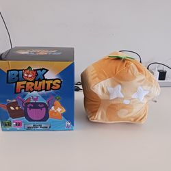 Roblox Blox fruits deluxe mystery plush New.
Only 10 dollars (on sale at Hot Topic for 40 dollars). 
Incredible deal 