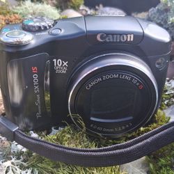 PowerShot SX100 IS 8.0 MP Digital Camera w/ case - Tested/works