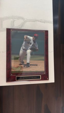 Autograph Bartolo Colon 2005 Anaheim Angels