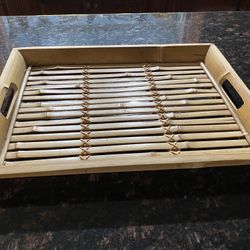 Bamboo serving tray