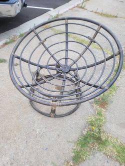 Papasan chair frame brown