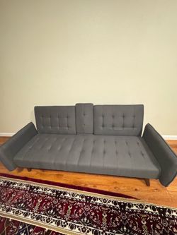 Brand New Dark Gray Sofa / Futon - Never Used