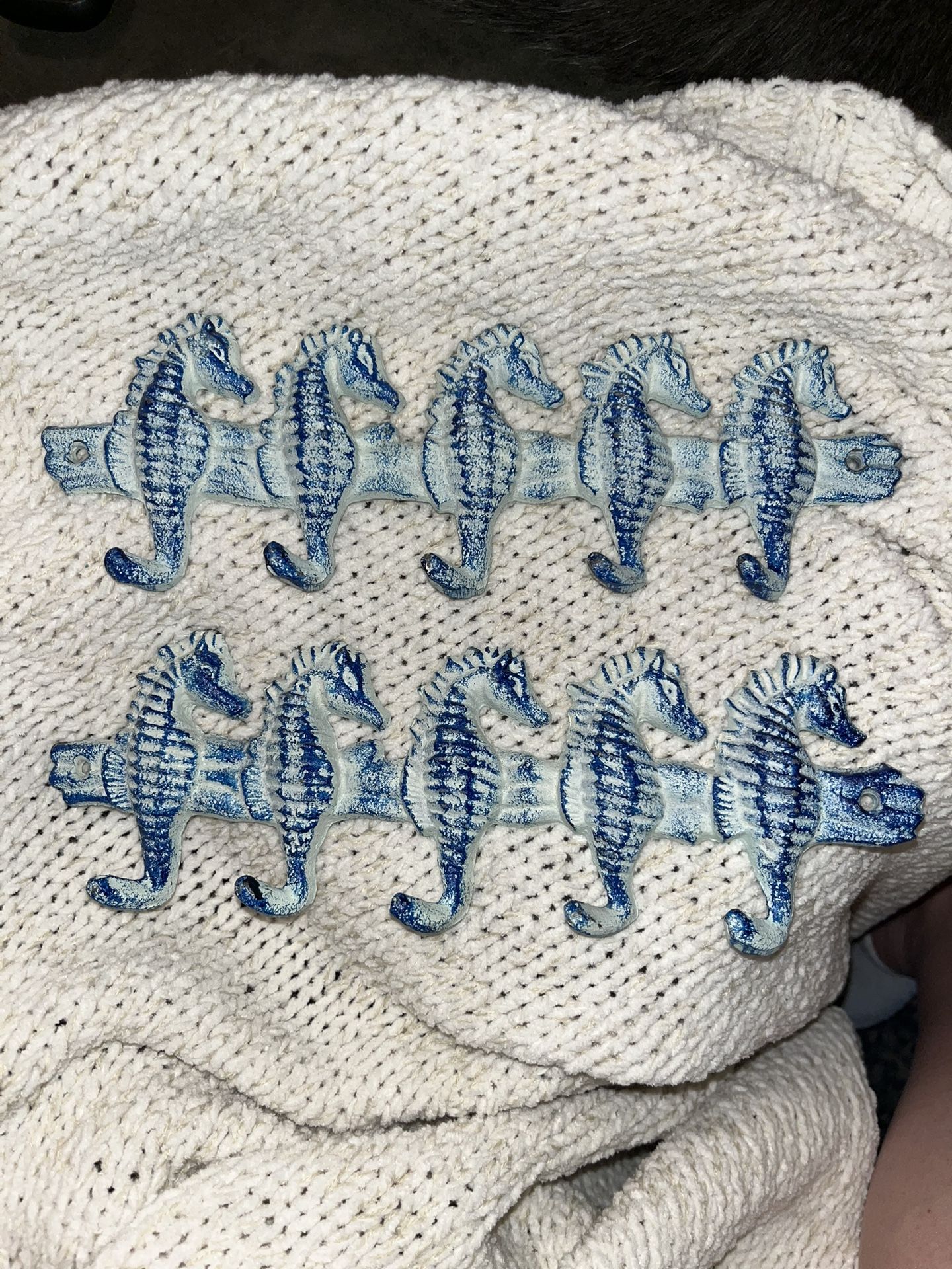 Metal Seahorse Hooks 