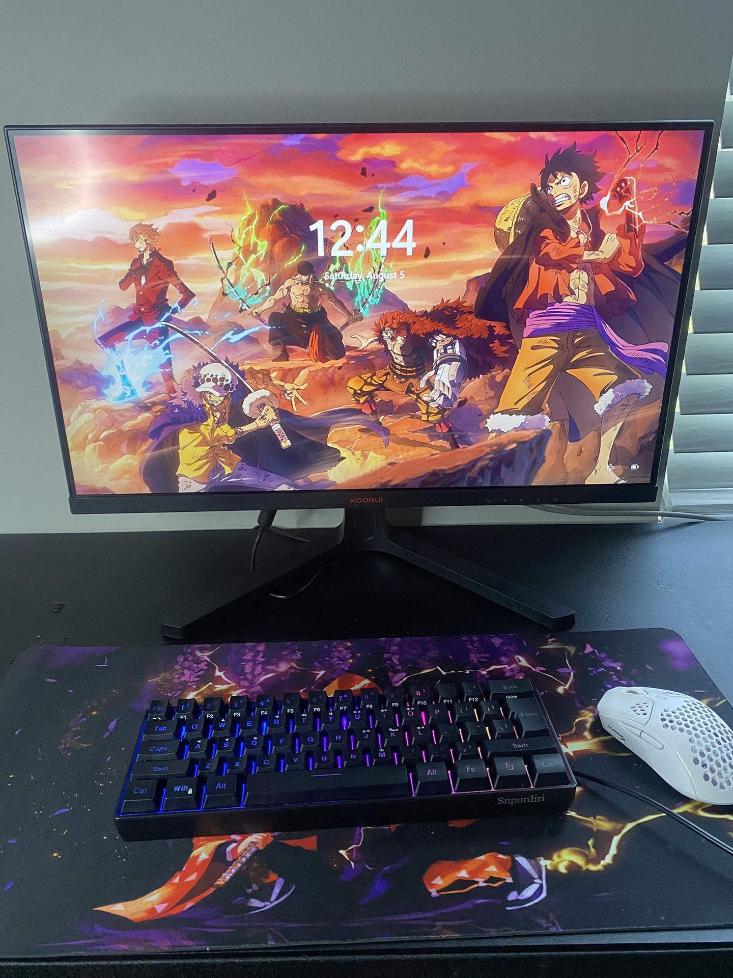 KOORUI 24 Inch Computer Monitor 1080P, 165hz Gaming Monitor