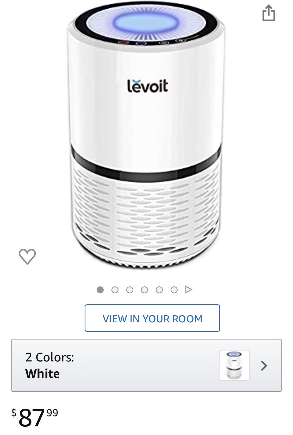 Levoit Hepa Air Purifier (Model: lv-h132)