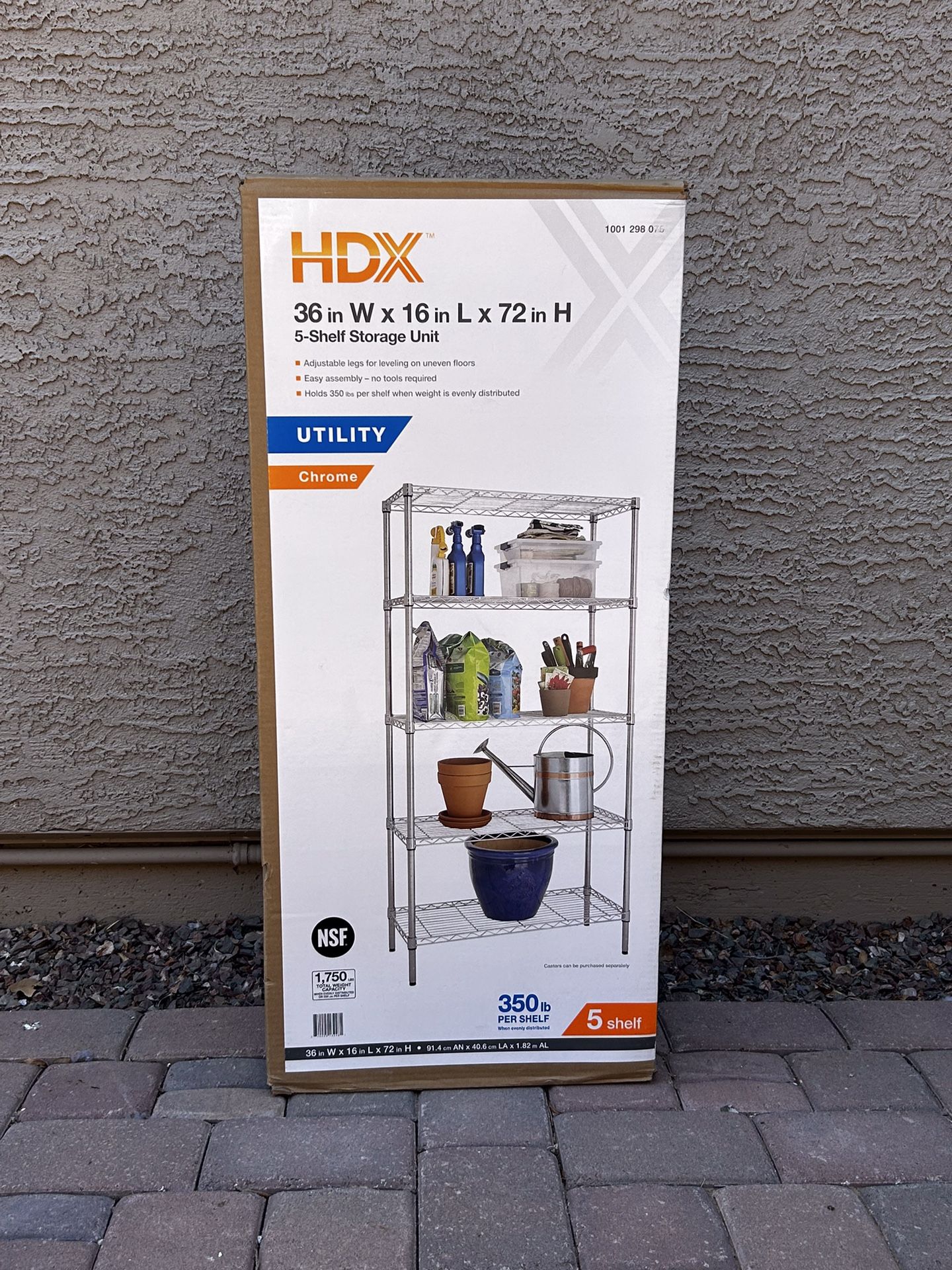 Shelving Unit- Storage Unit (Sturdy Wire Rack)