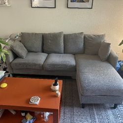 Skye Reversible Sectional Sofa - Gray