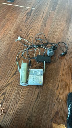 Panasonic phone with head phones