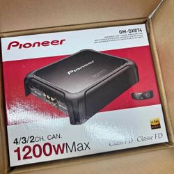Pioneer 1200w 4-channel Amp