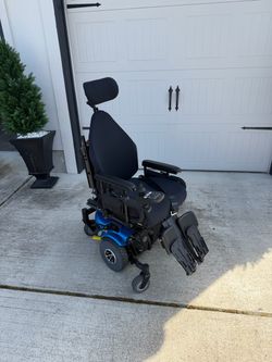 Power Wheelchair with Power Tilt Joystick Control