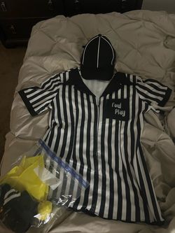 Woman Halloween costume referee