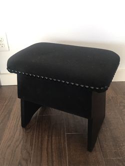 Refinished wooden stool
