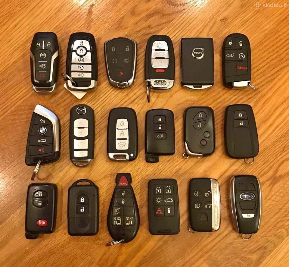 Car Keys, Remotes And Key Fobs